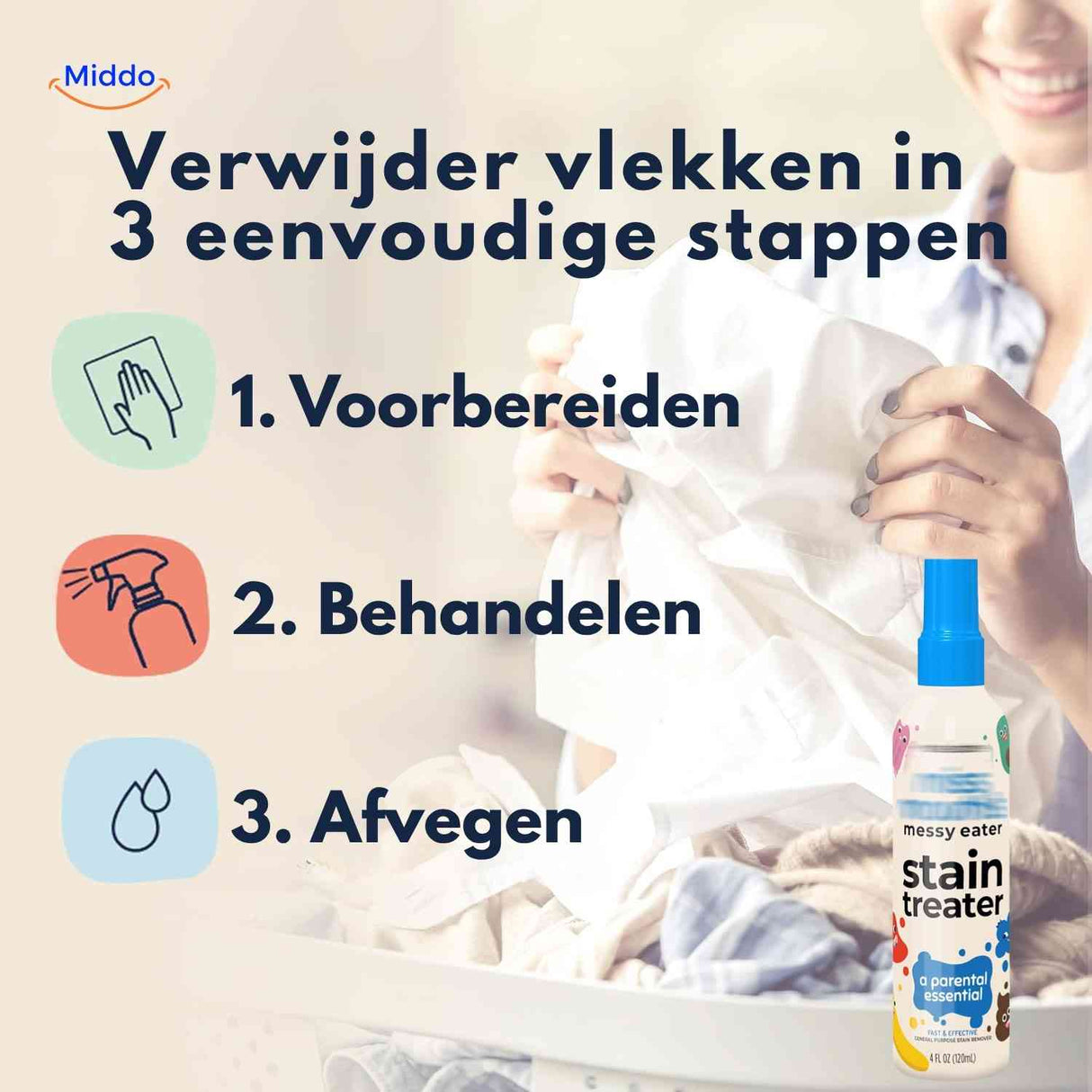 stainhero spray entfernt Flecken in 3 einfachen Schritten