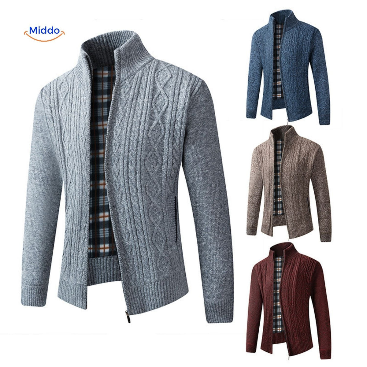 Thermoknit Weste in verschiedenen Farben für Herren – www.middo.de