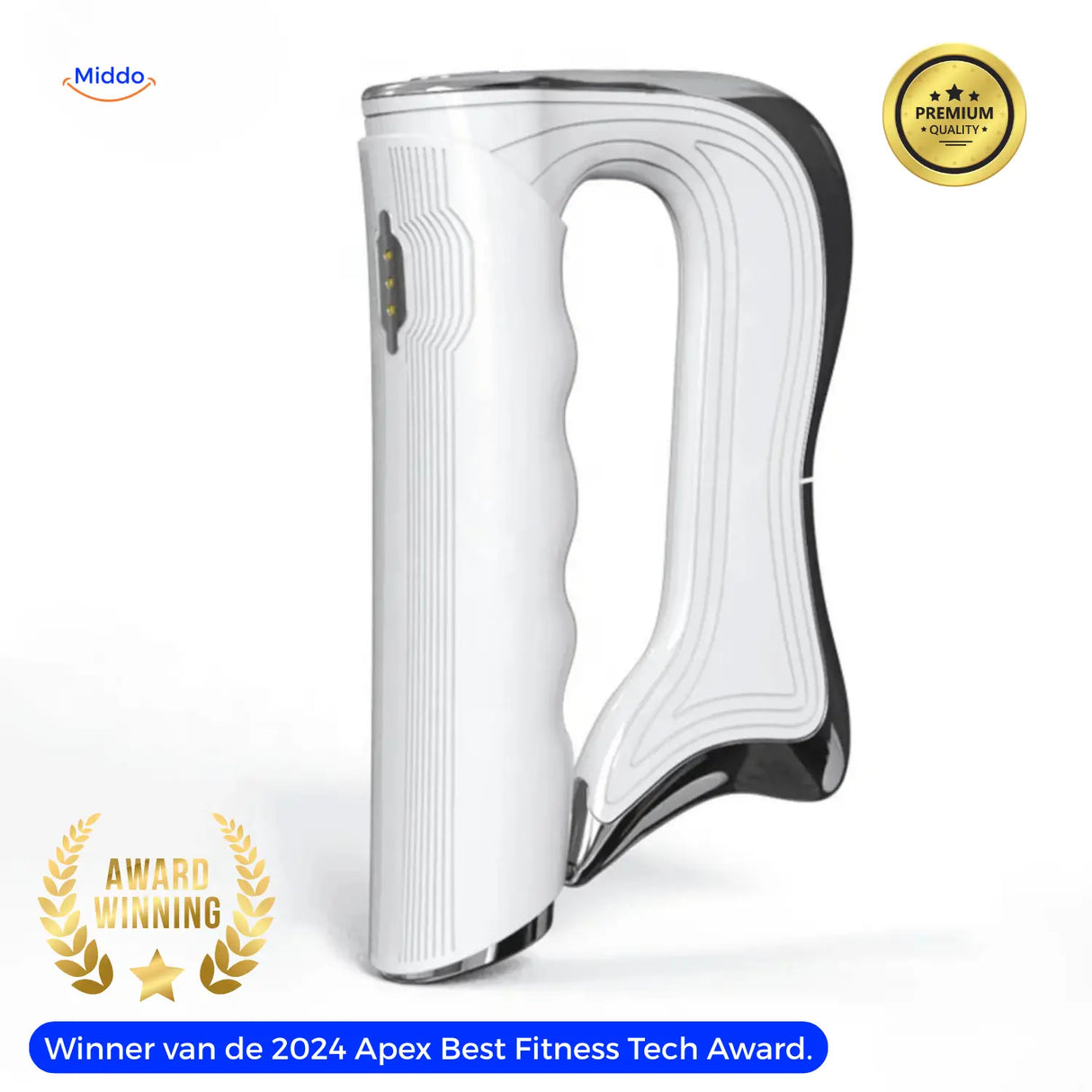 Gewinner des Apex Best Fitness Tech Award 2024 - Massagegerät in Weiß von