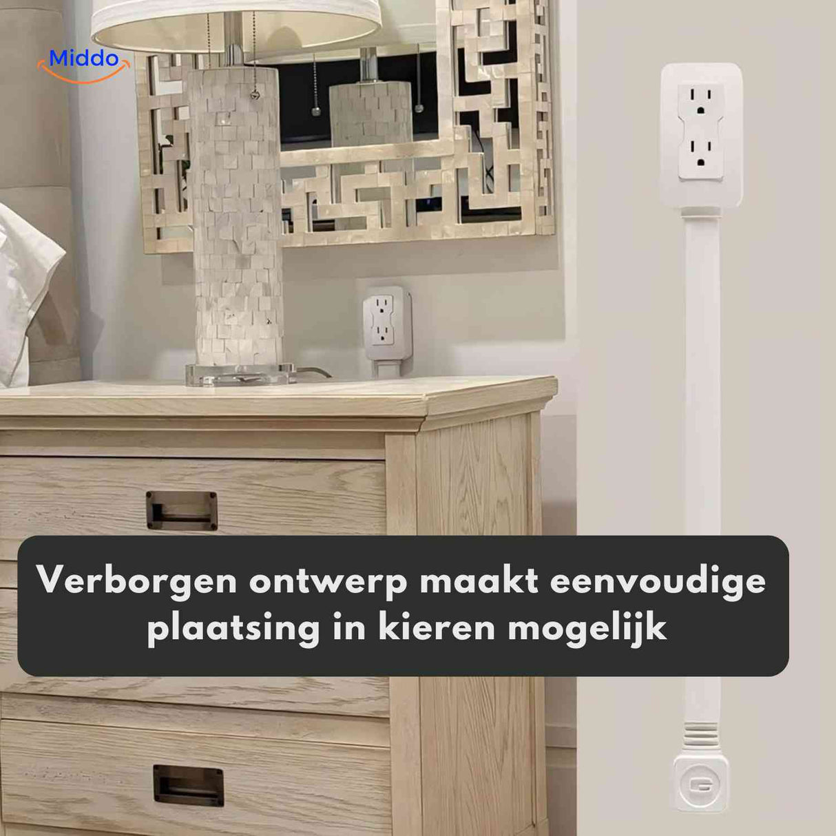 voltiflex Steckdose flaches Design für enge Räume und Spalten