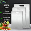 SafeCut™ RVS Schneidebrett - Hören Sie auf, Mikroplastik und Bakterien zu essen!