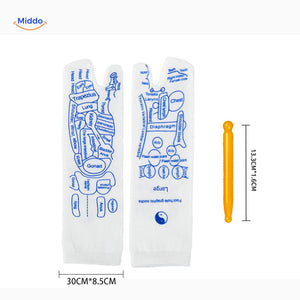 Acupoint Socken Akupressur-Massage für Gesundheit www.middo.de