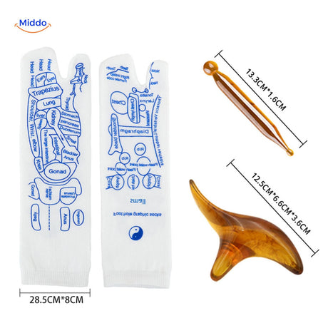 Akupunktur-Socken mit Massagetools für Gesundheit www.middo.de