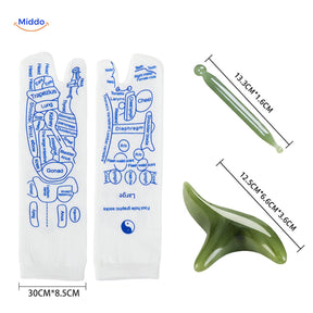 Acupoint Socken therapeutische Massagetools mit Größen