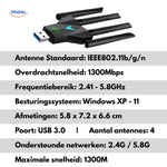 AeroLink WLAN-Adapter – Kompaktes Design und handliche Abmessungen – www.middo.de
