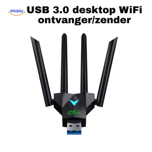 AeroLink WLAN-Adapter für Desktop-Computer – kabelloses WLAN | www.middo.de