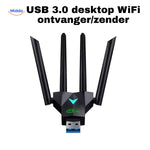 AeroLink WLAN-Adapter für Desktop-Computer – kabelloses WLAN | www.middo.de