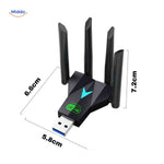 AeroLink WLAN-Adapter – Hohe Geschwindigkeit von 1300 Mbit/s, Dualband  
www.middo.de