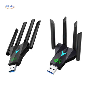 AeroLink WLAN-Adapter – 1300 Mbps, 2.4 GHz und 5.8 GHz – www.middo.de