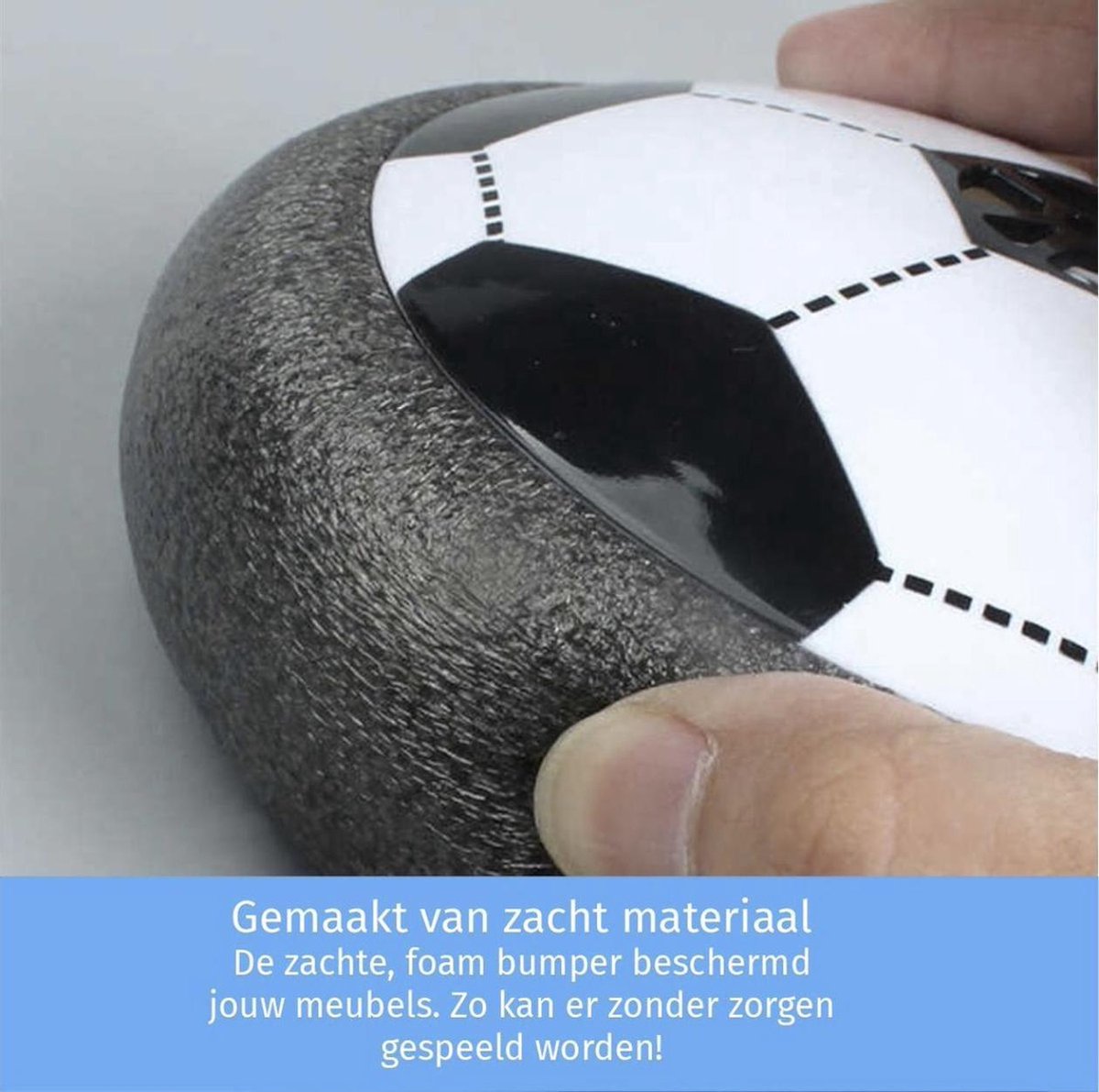 Play AirBall™ - Der schwebende Fußball für drinnen mit weichem Stoßrand!