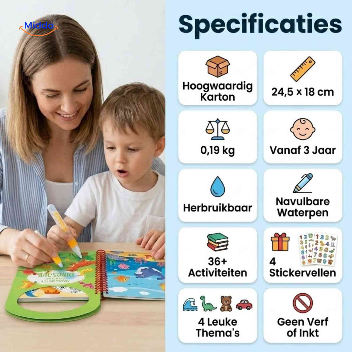 AquaDraw™ Wassermalbuch, Produktansicht 15