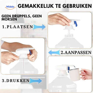 Aquapress Wasserpumpe Getränke schnell einschenken ohne Verschütten