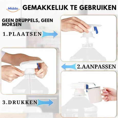 Aquapress Wasserpumpe Getränke schnell einschenken ohne Verschütten