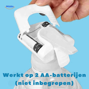 Aquapress Wasserpumpe funktioniert mit 2 AA-Batterien