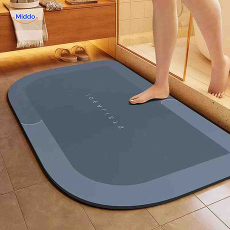 Aquastep Badematte Rechteck Dunkelgrau