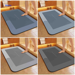 Aquastep Badematte, erhältlich in vier Farben, rechteckig und oval für Ihr Badezimmer