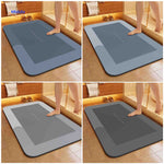 Aquastep Badmat – Erhältlich in vier Farben, rechteckig und oval für Ihr Badezimmer. Besuchen Sie www.middo.nl für mehr Informationen.