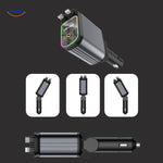 AutoCharge 120W dreieckige Ladeanschlüsse mit Drehfunktion www.middo.de