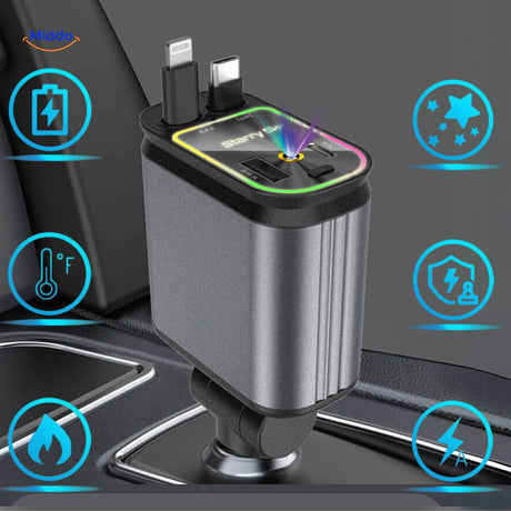 AutoCharge 120W Ladegerät mit Technik und Lichteffekten www.middo.de