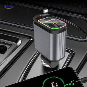 AutoCharge 120W Ladegerät mit Telefonladung www.middo.de
