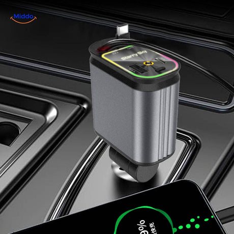 AutoCharge 120W Ladegerät mit Telefonladung www.middo.de