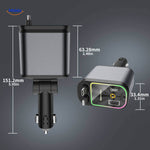 AutoCharge 120W Produktabmessungen und Präzisionsabmessungen www.middo.de