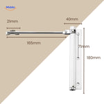 AutoClose Türschließer Einstellung Weiß Sicherheitstürschließer www.middo.nl