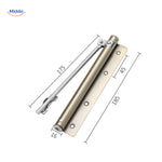 AutoClose Türschließer Messingfarbe Sicherheits Türschließer www.middo.nl