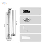 AutoClose Türschließer schwarz mit Befestigungszubehör Sicherheits-Türschließer www.middo.de