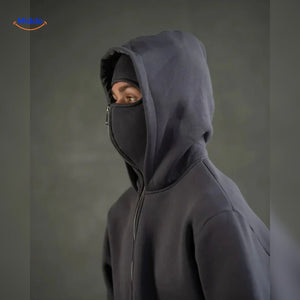 AutumnBliss Hoodie dunkelgrau mit Zipper www.middo.de