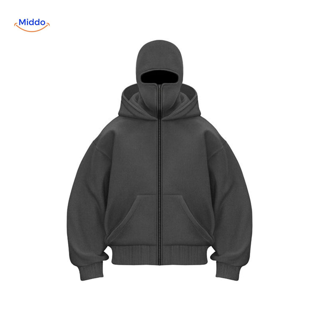 AutumnBliss Hoodie mit Logo in Schwarz www.middo.de