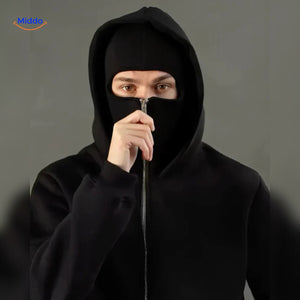AutumnBliss Hoodie schwarz mit Reißverschluss