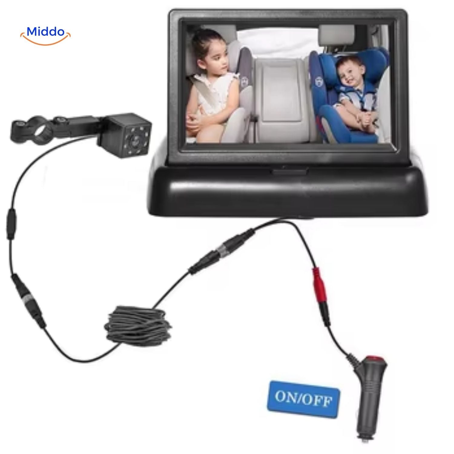 BabyGuard Babyüberwachungs Kamera und Monitor mit einfacher Bedienung