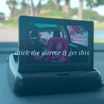 BabyGuard Monitor auf Dashboard mit Live-Babybild