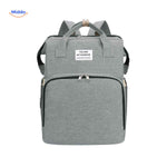 BabyLuxe Rucksack in Grau – Trendige Wickeltasche  
www.middo.de