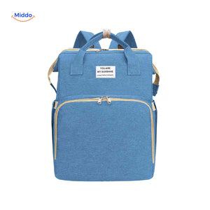 BabyLuxe Rucksack in Himmelblau – der trendige Wickelrucksack für stilbewusste Eltern. Besuchen Sie jetzt www.middo.de!