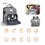 BabyLuxe Wickelrucksack mit isolierten Fächern und Kinderwagenhaken - www.middo.de