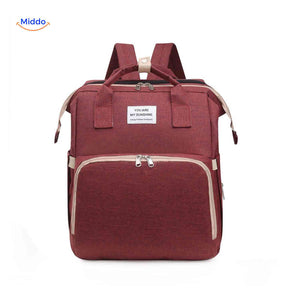 BabyLuxe Rucksack in Rot – Elegante Wickeltaschen mit viel Stauraum | www.middo.de