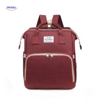 BabyLuxe Rucksack in Rot – Elegante Wickeltaschen mit viel Stauraum | www.middo.de