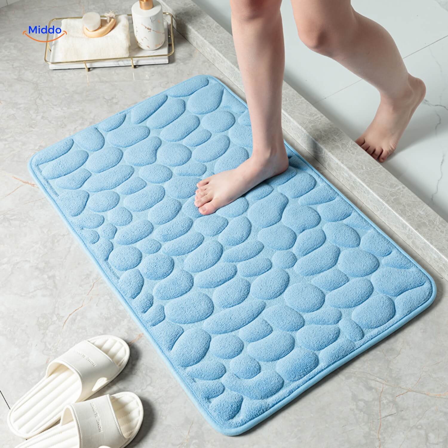 AquaMat™ Antirutsch-Badmatte | Sicherheit und Komfort für Dein Badezimmer