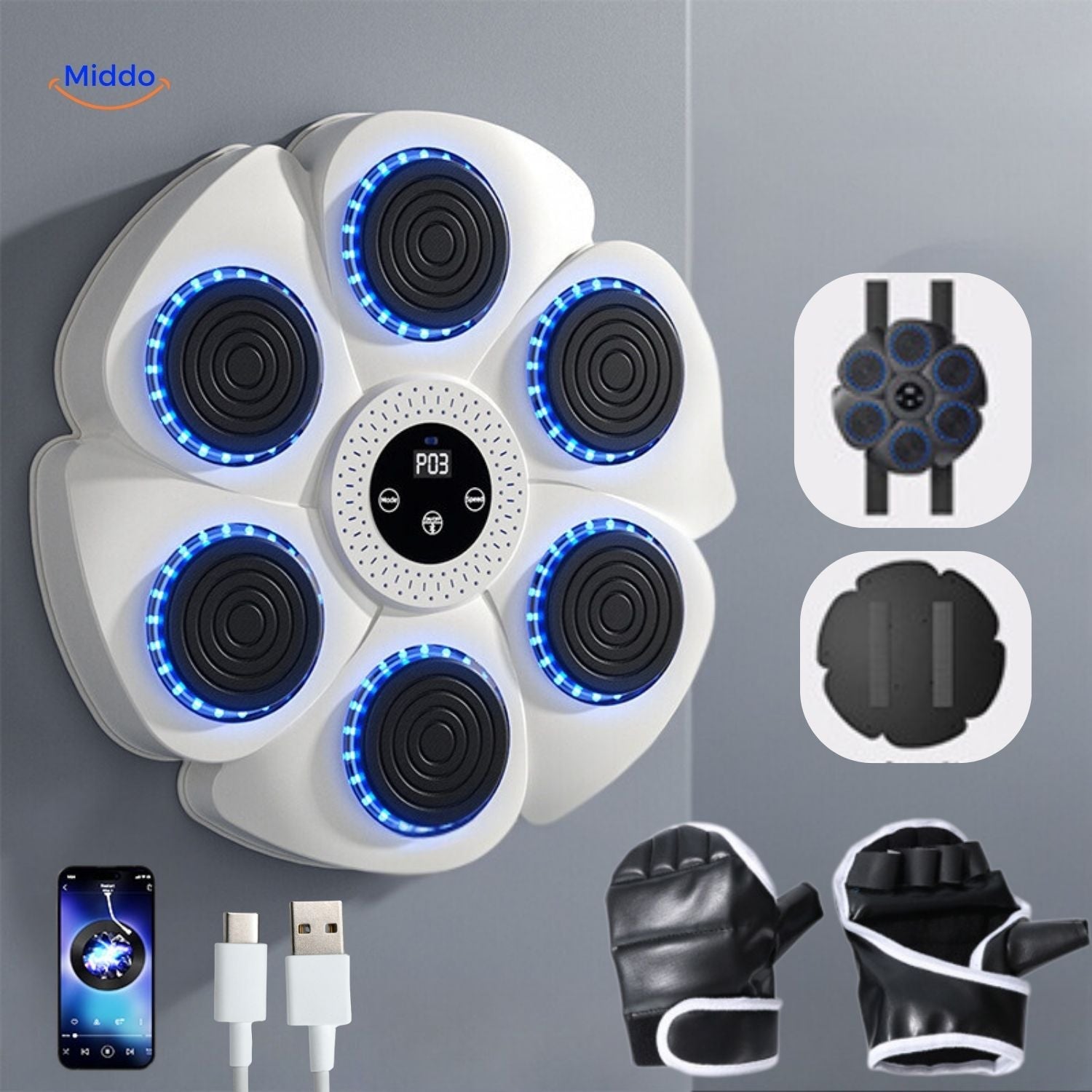 BoxPro Smart Boxmaschine Montageoptionen für verschiedene Wandtypen www.middo.nl
