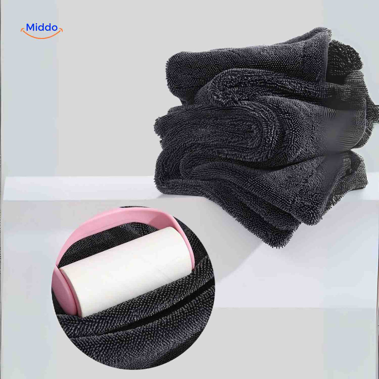 BraidDry Handtuch – Waschbares Mikrofaser, weich und langlebig | www.middo.de
