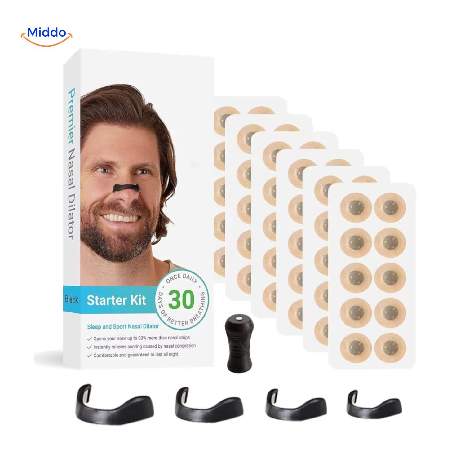 BreatheEase Kit Atemdilatator für den Schlaf www.middo.de