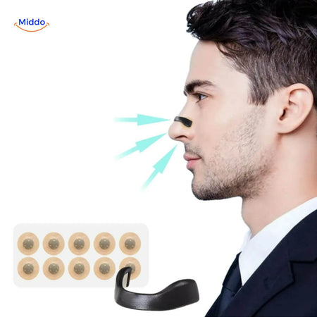 BreatheEase Kit Nasaldilatator in Aktion für besseres Atmen www.middo.nl