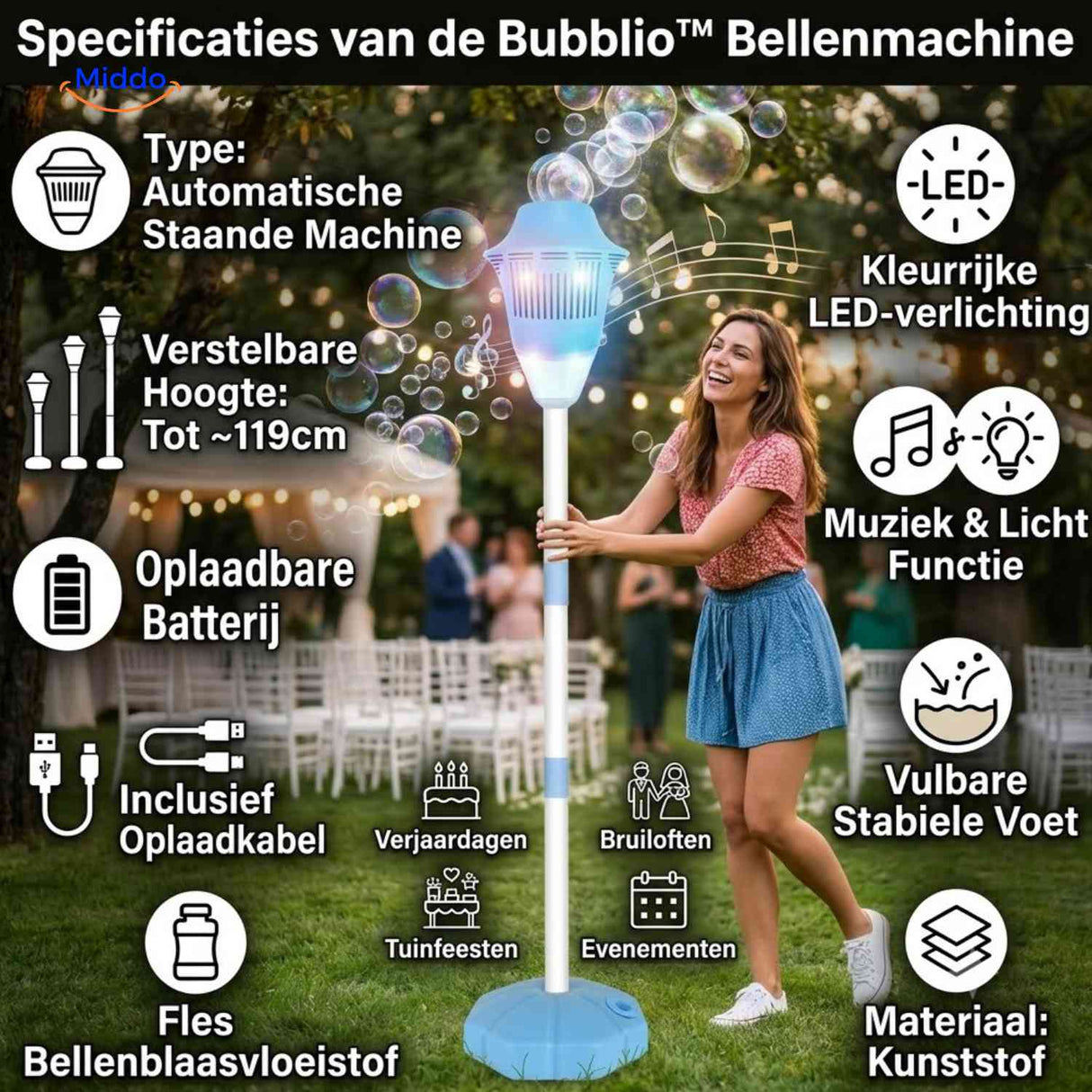 Bubblio™ Seifenblasenmaschine, Produktbild 7