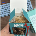 BunnyBuddy Plush Nico Roboterwelpe Unboxing Spielzeugwelpe in der Box www.middo.nl