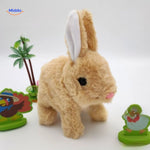 BunnyBuddy Plüsch beige Kaninchen mit Spielzeug und Palme www.middo.de
