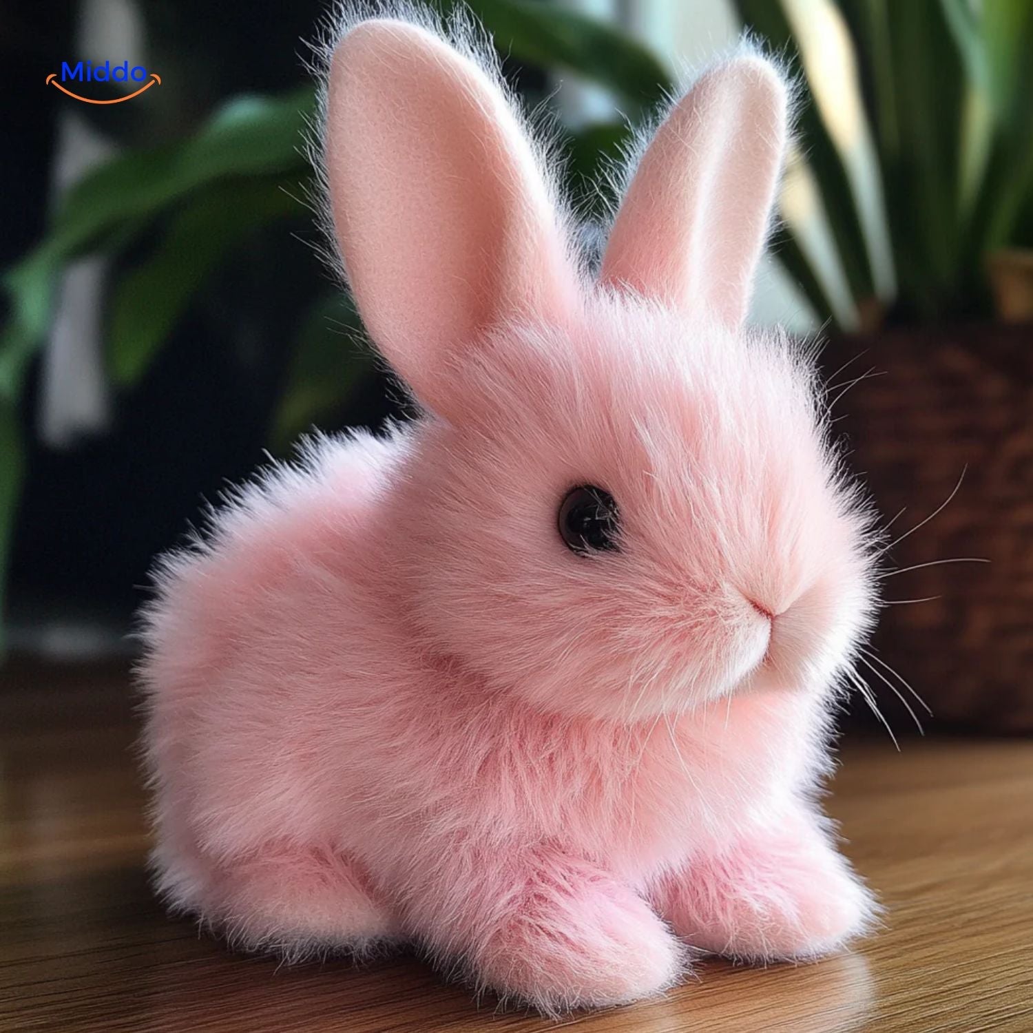BunnyBuddy Plüsch süßer rosa Hase für Tierliebhaber www.middo.de