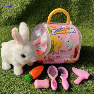 BunnyBuddy Plüsch mit Kaninchen und Spielzeug in der Box