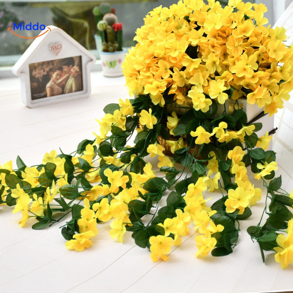 Gelbe charmante Orchideen Dekoration